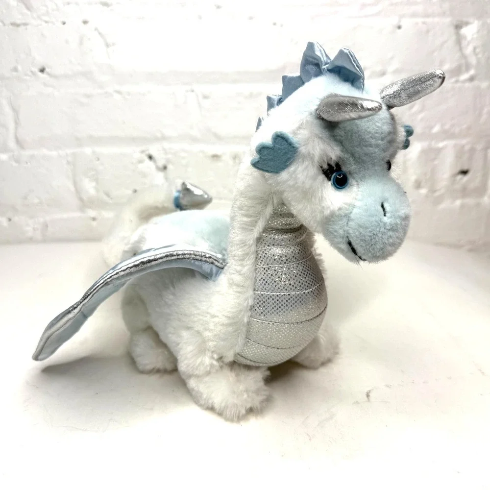 Webkinz‎ Ice Dragon HM396 With Tag Code Retired Ice Tower Plush Stuffed Snow